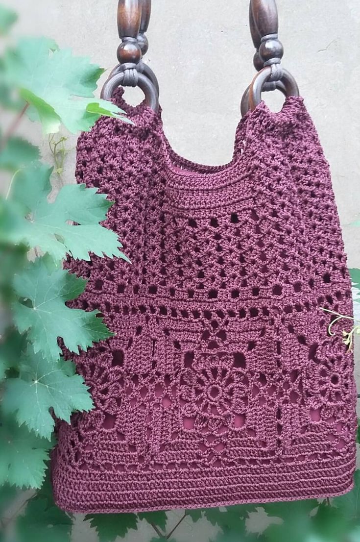 Crochet bag; 33 New Ideas For Mesh Bag With Descriptions And Patterns